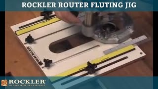 Rockler Router Fluting Jig [upl. by Kalmick]