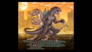 Godzilla USAGodzilla Zilla Jr Toonzilla and Komodithrax Bride Godzilla  Zilla Jr tribute [upl. by Diamante]