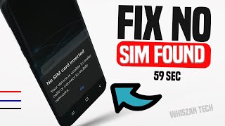 How to Fix No SIM Found Invalid SIM Or SIM Card Failure Error on Android [upl. by Eilojne33]