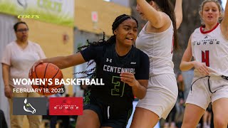 Centennial Womens Basketball Vs St Lawrence Feb 18 2023 [upl. by Ahsino]