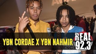 YBN Cordae x YBN Nahmir Share About amp Future Plans Live From The BET Radio Room  BET Weekend 2018 [upl. by Nac958]