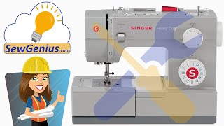 Singer 4411  4423 Sewing Machine Belt Slip Fix [upl. by Dahaf914]