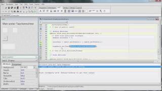 06Fertigstellung des GUI Taschenrechners mit dem JavaEditor [upl. by Ecnerrat]