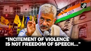 “Incitement of violence is not freedom of speech…” EAM Jaishankar amid IndiaCanada Row [upl. by Aihsyn]