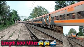 Dangerous Speed160 Kmph Amrit Bharat amp Coramandal Express First Time With 🇨🇮 Flag Colour Lhb Coach🔥🔥 [upl. by Leahcimauhsoj]