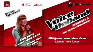 Mirjam van der Loo  Liefde Van Later The voice of Holland 2014 The Blind Auditions Audio [upl. by Ahseem]