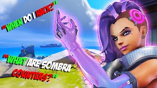 REWORKED Sombra has NEW COUNTERS  GAME 2 UNCUT UNRANKED TO GM [upl. by Siurtemed84]