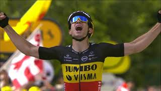 Wout van Aert  Magnificent Hattrick  Tour de France 2021 [upl. by Loralyn]