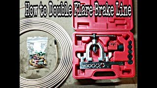 How to Double Flare Brake Line [upl. by Dlaniger912]