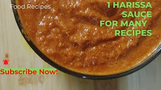 Harissa Sauce home  Easy Harissa Sauce Recipe [upl. by Ahtreb]