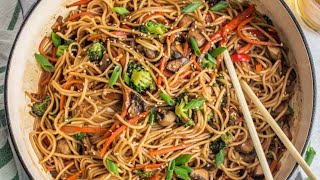 How to Make Vegetable Lo Mein [upl. by Vally]