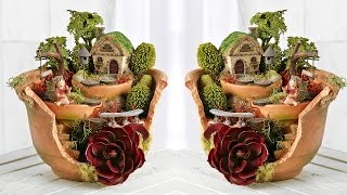 Broken Pots Turned Into Brilliant DIY █▬█ Fairy Gardens🌻 full ᴴᴰ █ ▀█▀ [upl. by Queri]