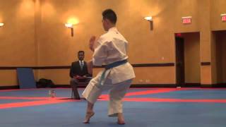 Shito Ryu Kata Suparinpei performed by Leivin Chung in a very special quot MATCH quot in Toronto Feb2013 [upl. by Von]