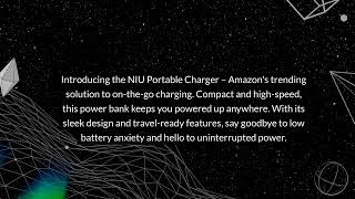 INIU Portable Charger Power Bank USB C inampout HighSpeed Charging Battery Pack on Amazon [upl. by Denis]