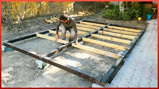 Building Amazing DIY Wood Cabin Step by Step  Tiny Home  WoodWorkerenginbircan [upl. by Yecam]