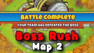 BTD6 Boss Rush Tutorial  Easy 120 Boss Pops  Map 2 [upl. by Candra]