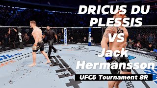 UFC 두 플레시스 VS 잭 해먼슨  토너먼트 8강 [upl. by Ecarg53]