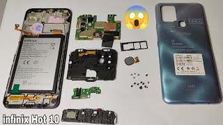 Infinix Hot 10 Full Disassembly  Infinix Hot 10 Teardown  How to Open Infinix Hot 10 [upl. by Nohsid]