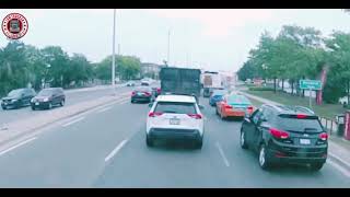 Miway Transit bus hit multiple vehicles in Mississauga on Derry Rd  Rexwood June 08 2023 [upl. by Maddie569]