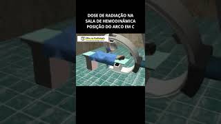 DOSE DE RADIAÇÃO NA SALA DE HEMODINÂMICA  POSIÇÃO DO ARCO EM C hemodinâmica hemodinâmica [upl. by Giuseppe]