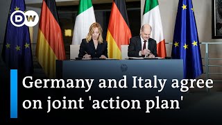 Germany and Italy find common ground on immigration  DW News [upl. by Gefen]