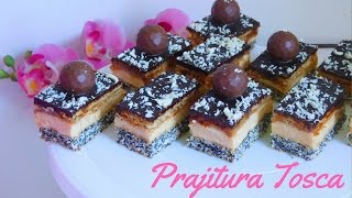 Prajitura Tosca  🍰 Anyta Cooking [upl. by Lesly]