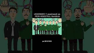 Legionarii îl asasinează pe primministrul României shorts istorix istorie romania [upl. by Antone]