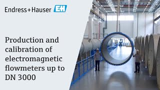 Accuracy on a large scale – Production and calibration of electromagnetic flowmeters up to DN 3000 [upl. by Atinel17]