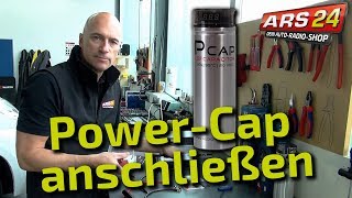 PowerCap an CarhifiAnlage anschließen  Tutorial  ARS24 [upl. by Inohtna]