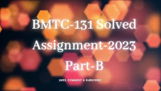 Bmtc131 solved assignment 2023calculusignoubscg [upl. by Geoffry]