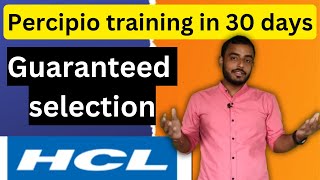 How to complete HCL Percipio training in 30 days What is percipio training in HCL hcl job exam [upl. by Jecoa]