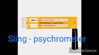 Sling psychrometer in tamil [upl. by Salomi]