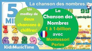 En 5 minutes La chanson des nombres La chanson des grands nombres toutpetits enfants montessori [upl. by Akerue]