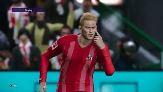 FC Köln  Augsburg BUNDESLIGA PES 2021 GAMEPLAY [upl. by Gnehs]