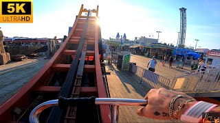 Disco POV 5K 60fps Zamperla Disco Casino Pier Seaside Heights NJ [upl. by Jorie520]