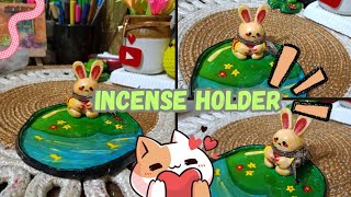 Incense Holder 💗✨ Art  Diy  Craftlane artdiyyoutubeshortsyoutubeshortsviralvideo [upl. by Shandee]