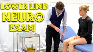 Lower Limb Neurological Examination  Clinical Skills  Dr Gill [upl. by Arza]