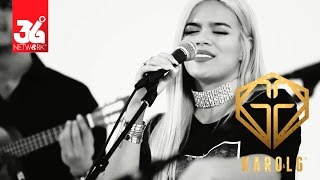 Karol G  Hello Live  YouTube Space Miami [upl. by Kippy]