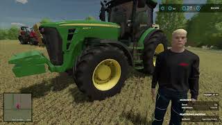 stakker halm ep 6 af grisegård Farming simulator 22 [upl. by Ruthie]