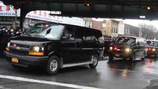 Funeral Procession for NYPD Officer Liu [upl. by Findley]