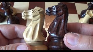 Grandmaster Series Chessmen  House of Staunton  Chess Set Review [upl. by Ainoloppa]