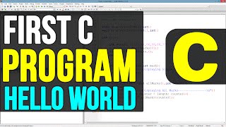 Creating First Program  Hello World  in C Programming Language Video Tutorial [upl. by Robinetta438]