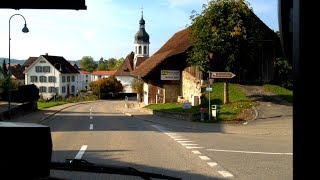 Postauto Zürich  Linie 215 Affoltern aA Bhf  Uitikon Dorf via Kelleramt  Solaris Urbino 18 [upl. by Refinnaj]