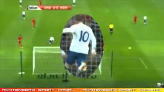 England vs Montenegro  Engleska vs Crna Gora Qualifiers Euro 2012  Highlights  12 okotb 10 [upl. by Notlem]