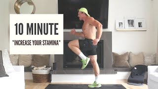 HOW TO RUN LONGER  Home Workout to IMPROVE STAMINA [upl. by Elyrad997]