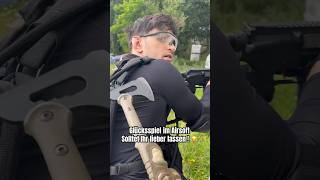 Stein Schere Papier im Airsoft  😳😂 airsoft airsoftvideo airsoftshorts airsoftgermany [upl. by Loni948]