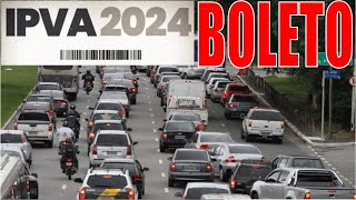 IPVA 2024 COMO CONSULTAR GERAR BOLETO PAGAR IPVA PARCELADO OU AVISTA TUDO SOBRE IPVA 2024 [upl. by Tris]