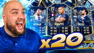 I Opened 20 x LIGUE 1 TOTS UPGRADE PACKS [upl. by Marozik922]