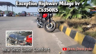 Exceptional Milage by Honda CB350 RS 424 Km review [upl. by Dag]