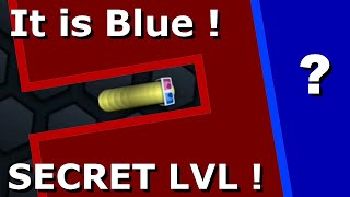 Slitherio  BLUE SECRET LVL UNLOCKED  How to have Blue secret level [upl. by Kopans]